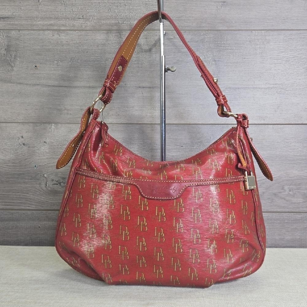 Dooney & Bourke Dark Red Signature Shoulder Bag